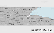 Gray Panoramic Map of ZIP code 43605