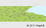Physical Panoramic Map of ZIP code 43605