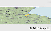 Savanna Style Panoramic Map of ZIP code 43605