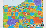 Political Map of ZIP code 44067
