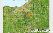 Satellite Map of ZIP code 44067