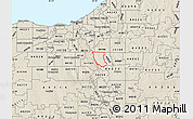 Shaded Relief Map of ZIP code 44067