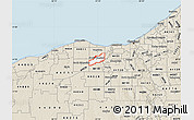 Classic Style Map of ZIP code 44070