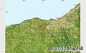 Satellite Map of ZIP code 44070