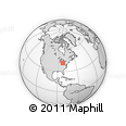 Outline Map of ZIP Code 44070