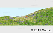 Satellite Panoramic Map of ZIP code 44106