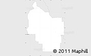 Silver Style Simple Map of ZIP code 44121