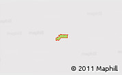 Physical 3D Map of ZIP code 44135, cropped outside