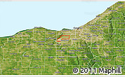 Satellite 3D Map of ZIP code 44135