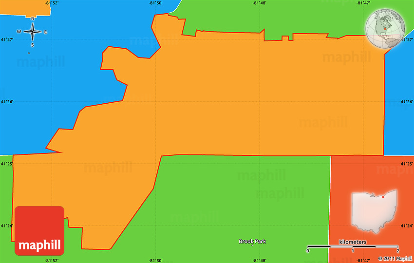 44135 Zip Code Map