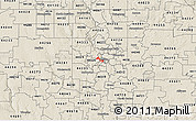 Shaded Relief 3D Map of ZIP code 44302