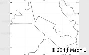 Blank Simple Map of ZIP code 44302