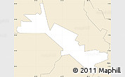 Classic Style Simple Map of ZIP code 44302
