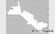 Gray Simple Map of ZIP code 44302