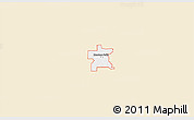 Classic Style 3D Map of ZIP code 44444, single color outside