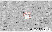 Gray 3D Map of ZIP code 44444