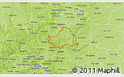 Physical 3D Map of ZIP code 45036
