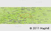 Physical Panoramic Map of ZIP code 45036