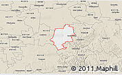 Classic Style 3D Map of ZIP code 45123