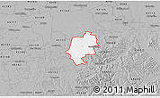 Gray 3D Map of ZIP code 45123