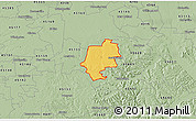 Savanna Style 3D Map of ZIP code 45123
