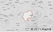 Silver Style 3D Map of ZIP code 45123