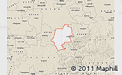 Classic Style Map of ZIP code 45123