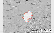 Gray Map of ZIP code 45123