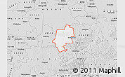 Silver Style Map of ZIP code 45123