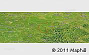 Satellite Panoramic Map of ZIP code 45123