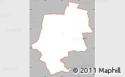 Gray Simple Map of ZIP code 45123