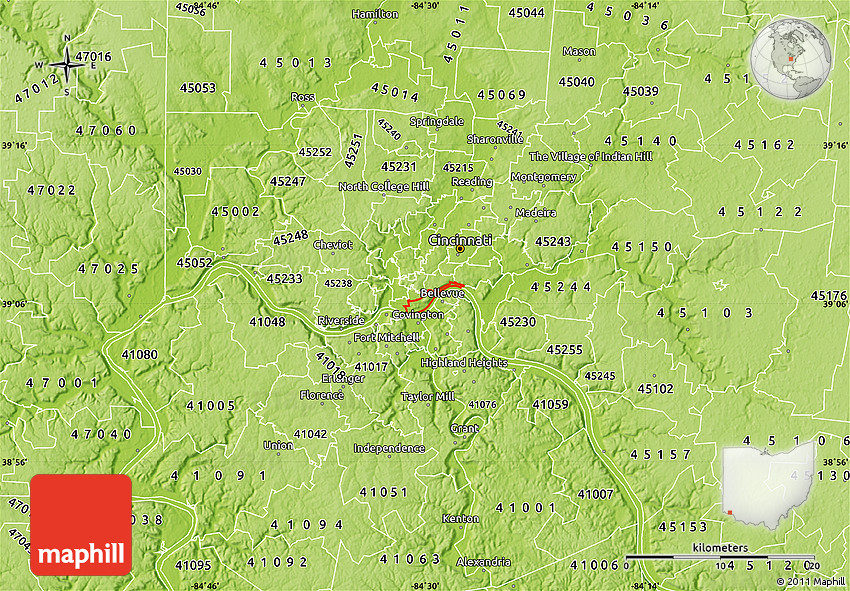 physical-map-of-zip-code-45202