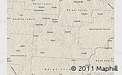 Shaded Relief Map of Athens County
