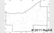 Blank Simple Map of Cuyahoga County, no labels