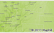Physical 3D Map of Greene County