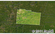 Satellite 3D Map of Greene County, darken