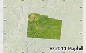 Satellite Map of Greene County, lighten
