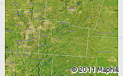 Satellite Map of Greene County