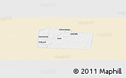 Classic Style Panoramic Map of Greene County, single color outside