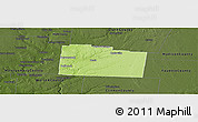 Physical Panoramic Map of Greene County, darken