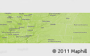 Physical Panoramic Map of Greene County