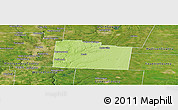 Physical Panoramic Map of Greene County, satellite outside