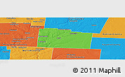 Political Panoramic Map of Greene County