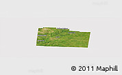 Satellite Panoramic Map of Greene County, cropped outside