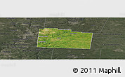 Satellite Panoramic Map of Greene County, darken, semi-desaturated