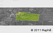 Satellite Panoramic Map of Greene County, desaturated