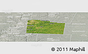 Satellite Panoramic Map of Greene County, lighten, semi-desaturated