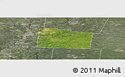 Satellite Panoramic Map of Greene County, semi-desaturated