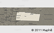 Shaded Relief Panoramic Map of Greene County, darken
