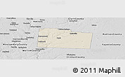 Shaded Relief Panoramic Map of Greene County, desaturated
